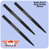 Bull's Knurled Grip Points Black