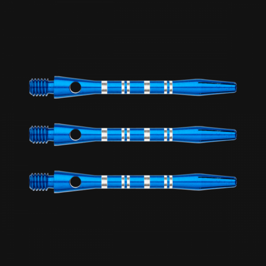 Winmau Anodised Aluminium Re-Crooved Medium shafts