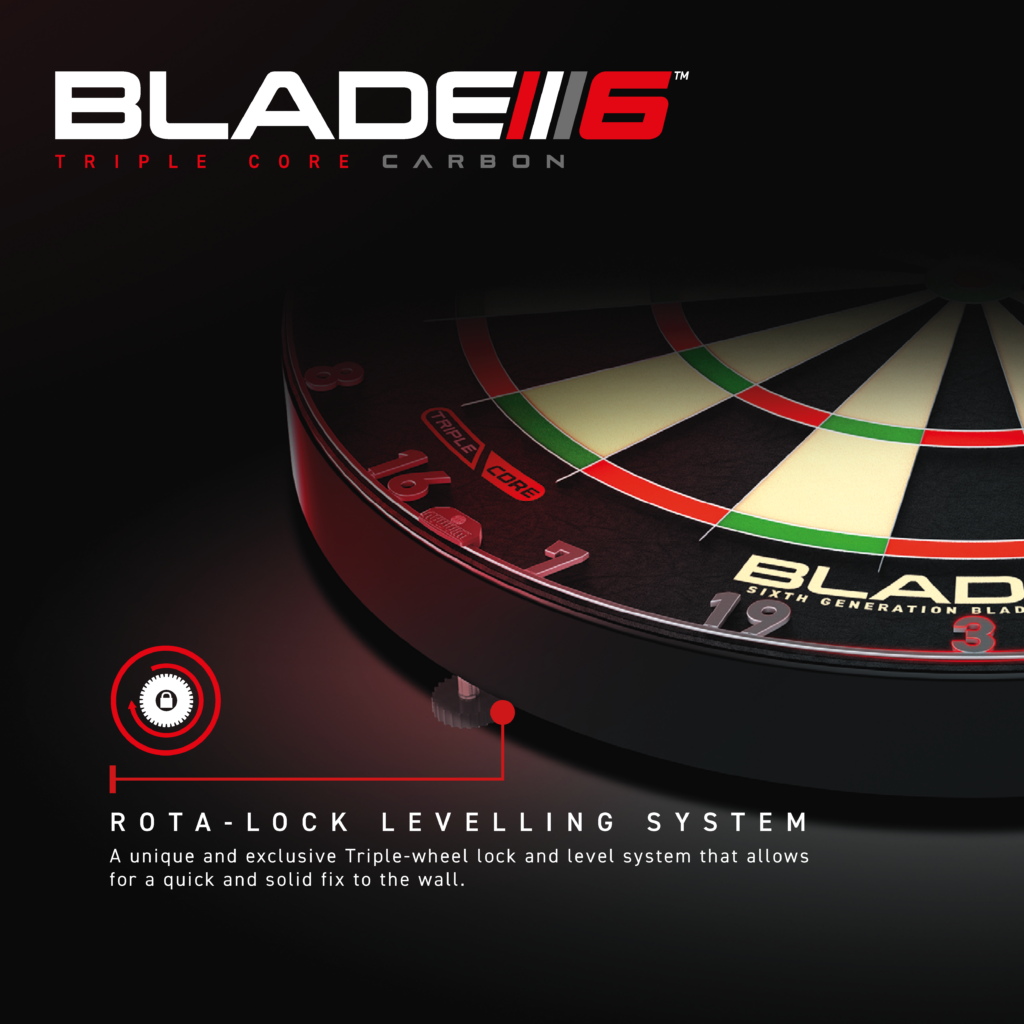 Winmau Blade 6 Triple Core dartbord Mijn