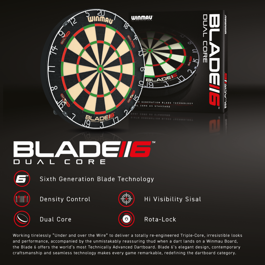 Winmau Blade 6 dartbord Mijn