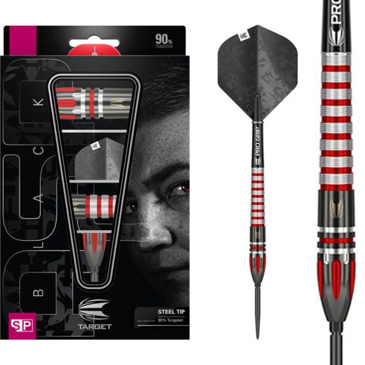 TARGET NATHAN ASPINALL BLACK SP 90% - DARTPIJLEN