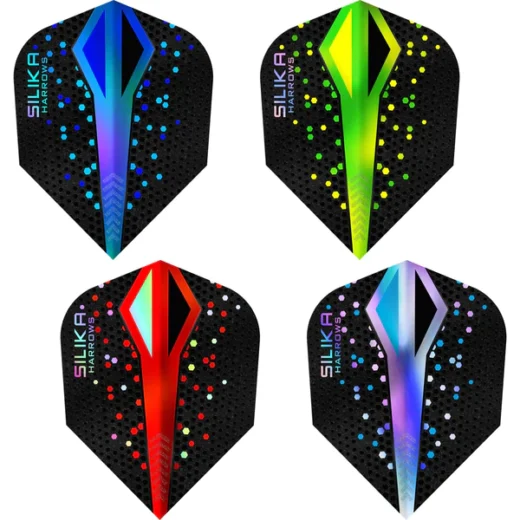 Harrows - Harrows Silika Dart Flights - Tough Crystaline Coated - Std - No6