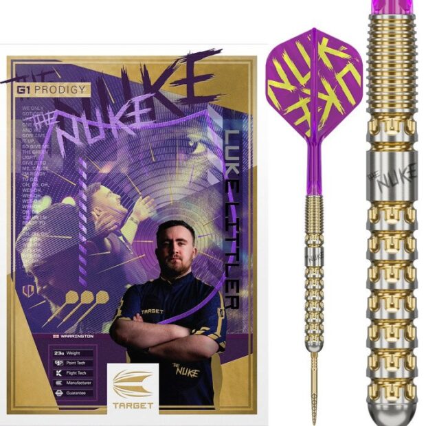 Target Luke Littler G1 Prodigy 95% Swiss 23 gram