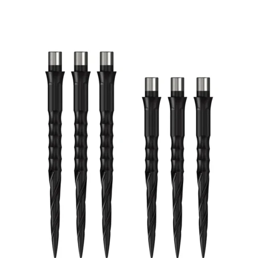 Caliburn Evo Dart Points - Spiro - Geen lip - Zwart