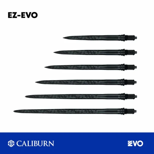 CALIBURN EZ-EVO Dart Points - Steel Tip - Laser Lightning