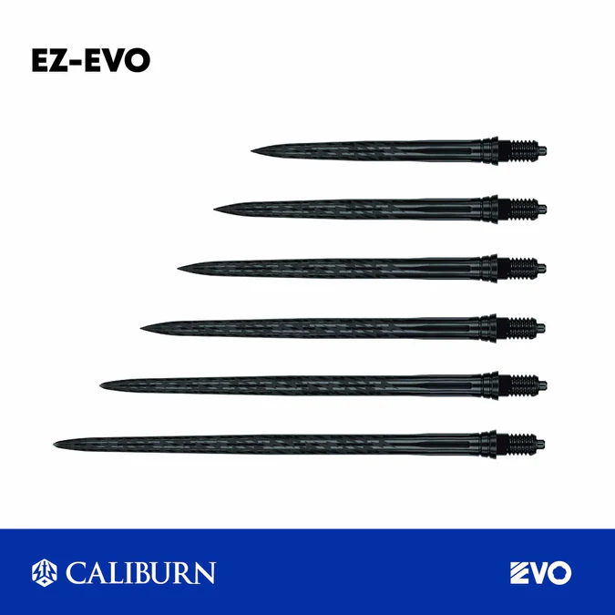 CALIBURN EZ-EVO Dart Points - Steel Tip - Laser Lightning