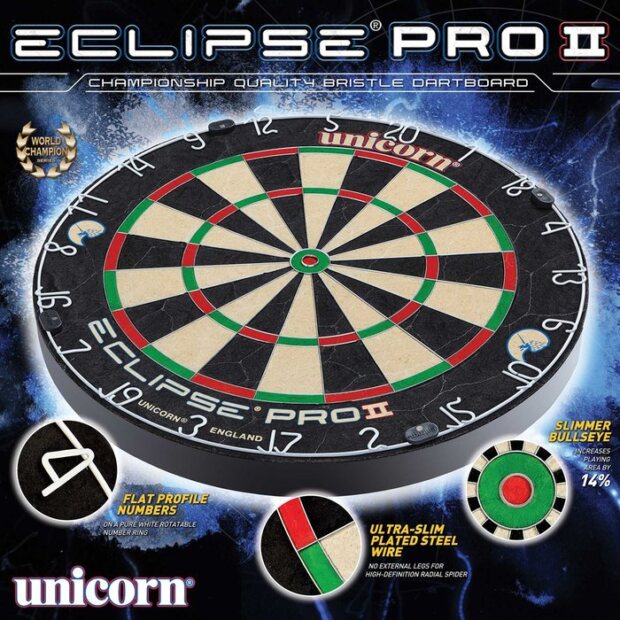 Unicorn Eclipse Pro 2 - Professioneel Dartbord
